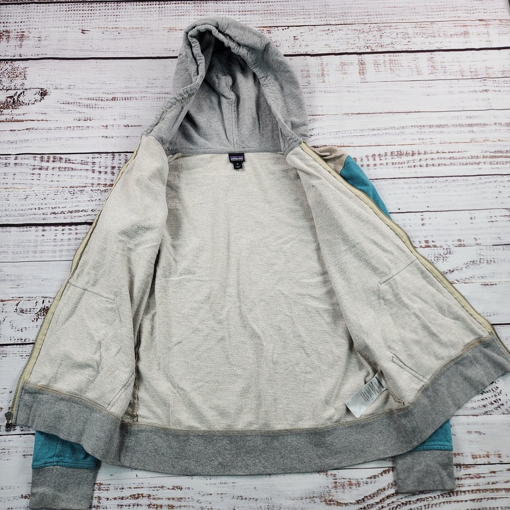 Patagonia Board Short Label Full Zip Hoodie Women's M Colorblock 39505 - Picture 3 of 9